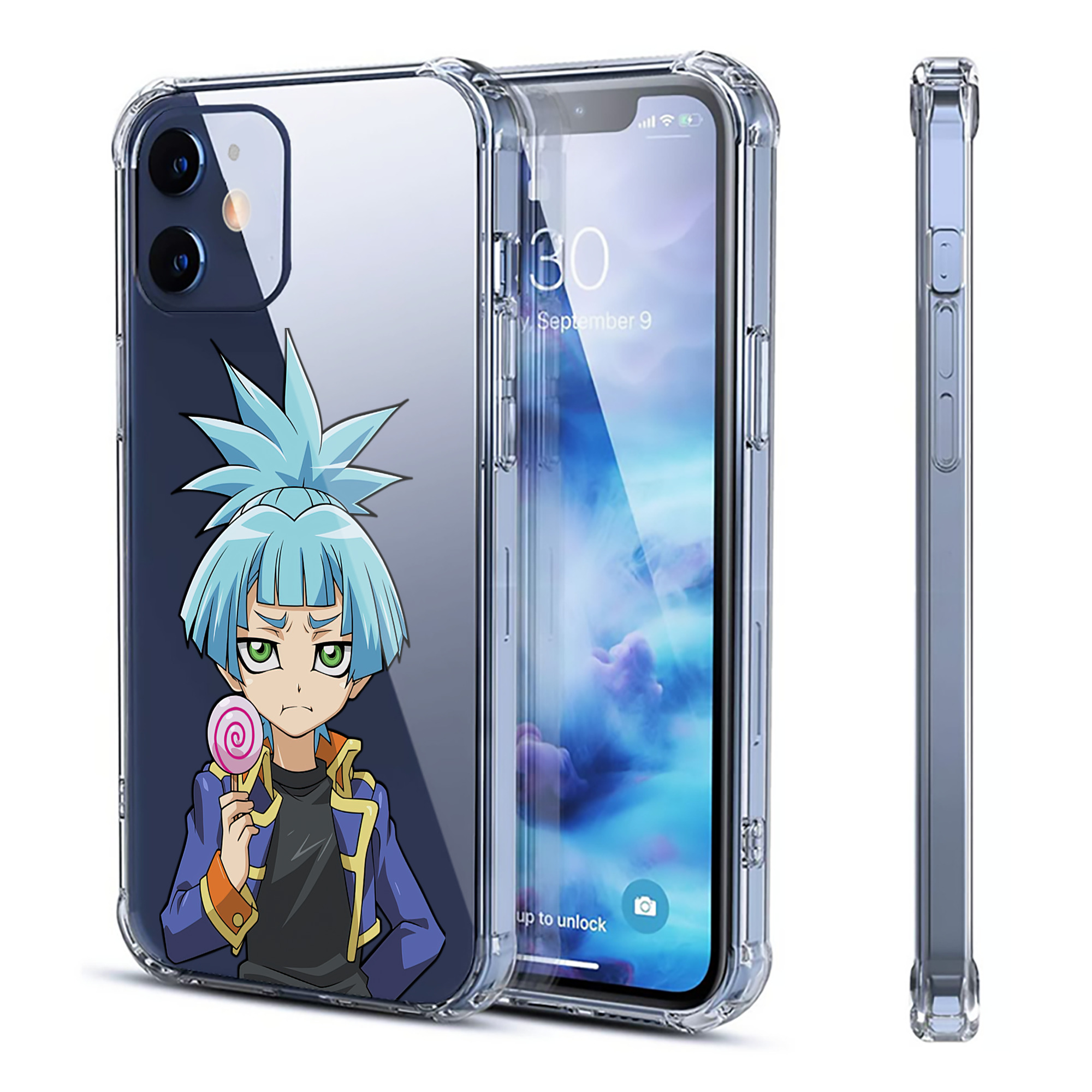 （画像用） 遊☆戯☆王 Yu-Gi-Oh! 【iPhone 12シリーズ対応】透明スマホケース（クリアソフトケース）